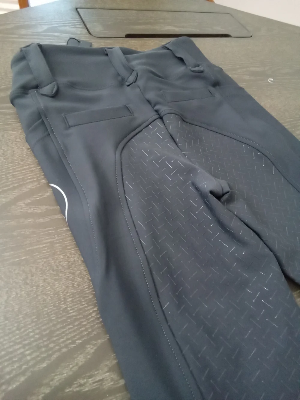 NWT Free Ride Equestrian Kids Full Seat Riding Breeches Black Size 8-9